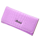 2017 New fashion Women Wallets Stone female cards holders Candy colors PU wallet coin purses girl Long Wallet lady wallets drop