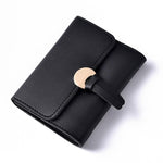 women wallets purses wallets female zipper pu cute Clutch Purse Small Wallets Female Short Bag #6M