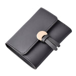 women wallets purses wallets female zipper pu cute Clutch Purse Small Wallets Female Short Bag #6M