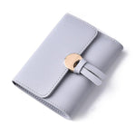 women wallets purses wallets female zipper pu cute Clutch Purse Small Wallets Female Short Bag #6M