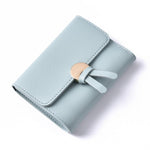 women wallets purses wallets female zipper pu cute Clutch Purse Small Wallets Female Short Bag #6M